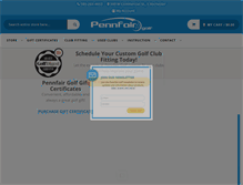 Tablet Screenshot of pennfairgolf.com